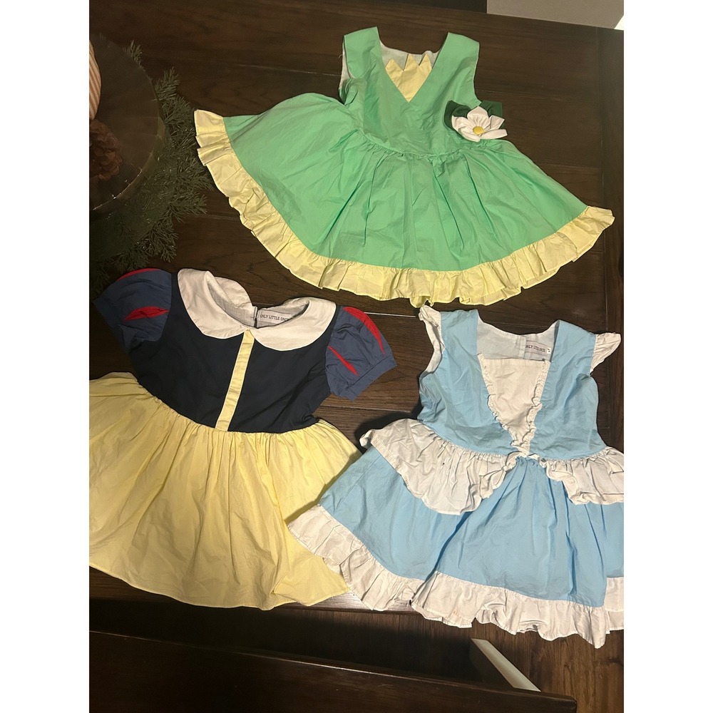 Only Little Once tunic twirl Disney princess 3pc Snow White Cinderella Tiana 6/7